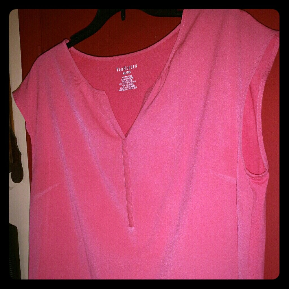 Coral Knit Blouse